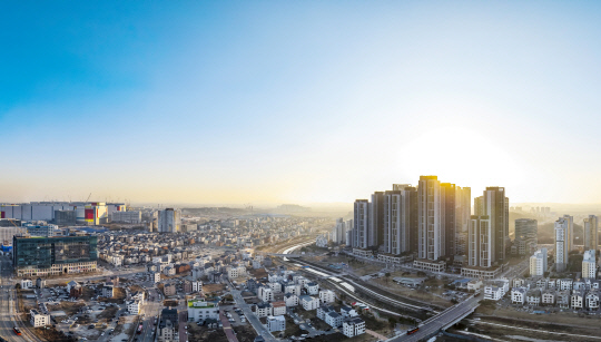 반도건설 '고덕 유보라 더 크레스트' 단지 전경사진